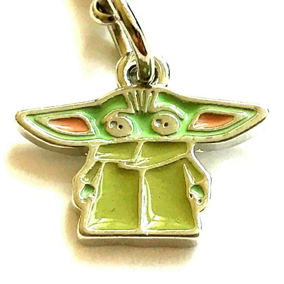 Star Wars The Child Baby Yoda Mandalorian Charm Zipper Pull Clip On Backpack - Picture 1 of 6